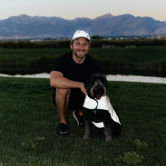 Summer Bundle: Reflective Running Hat and Dog Jacket (Lime Green)